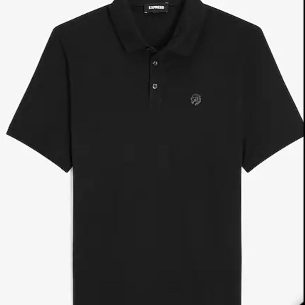 Solid Small Lion Luxe Pique Polo‎